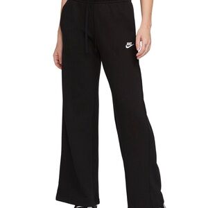 Nike Women's Black Wide-Leg Sweatpants